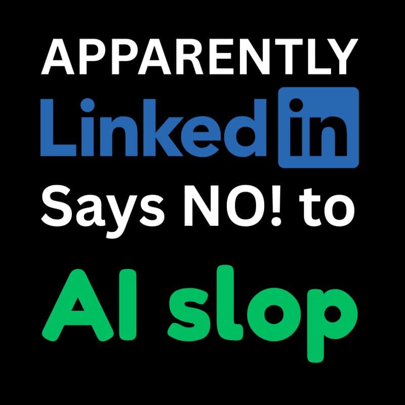 AI Slop: LinkedIn sévit contres les contenus I.A sur sa plateforme